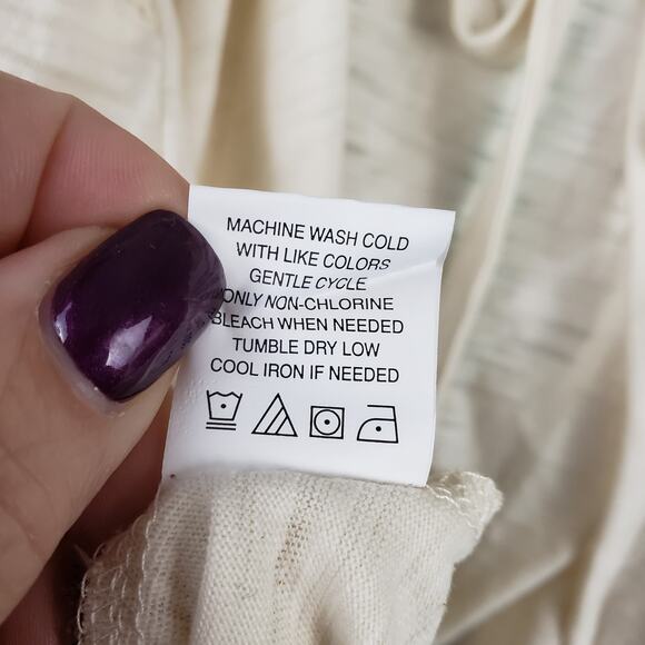 Thread & Clover Plus Size 2X Babydoll Tank Cream Crochet Lace Ethereal Angelcore - Picture 9 of 9